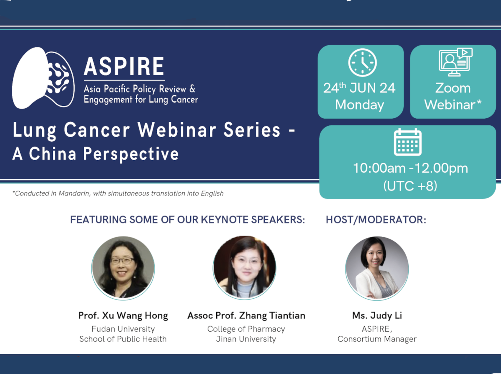 'ASPIRE Webinar series – A China Perspective' successfully concluded
